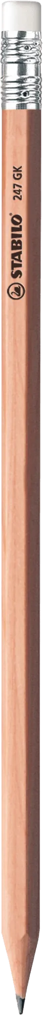 STABILO Bleistift pure 247 GK natur