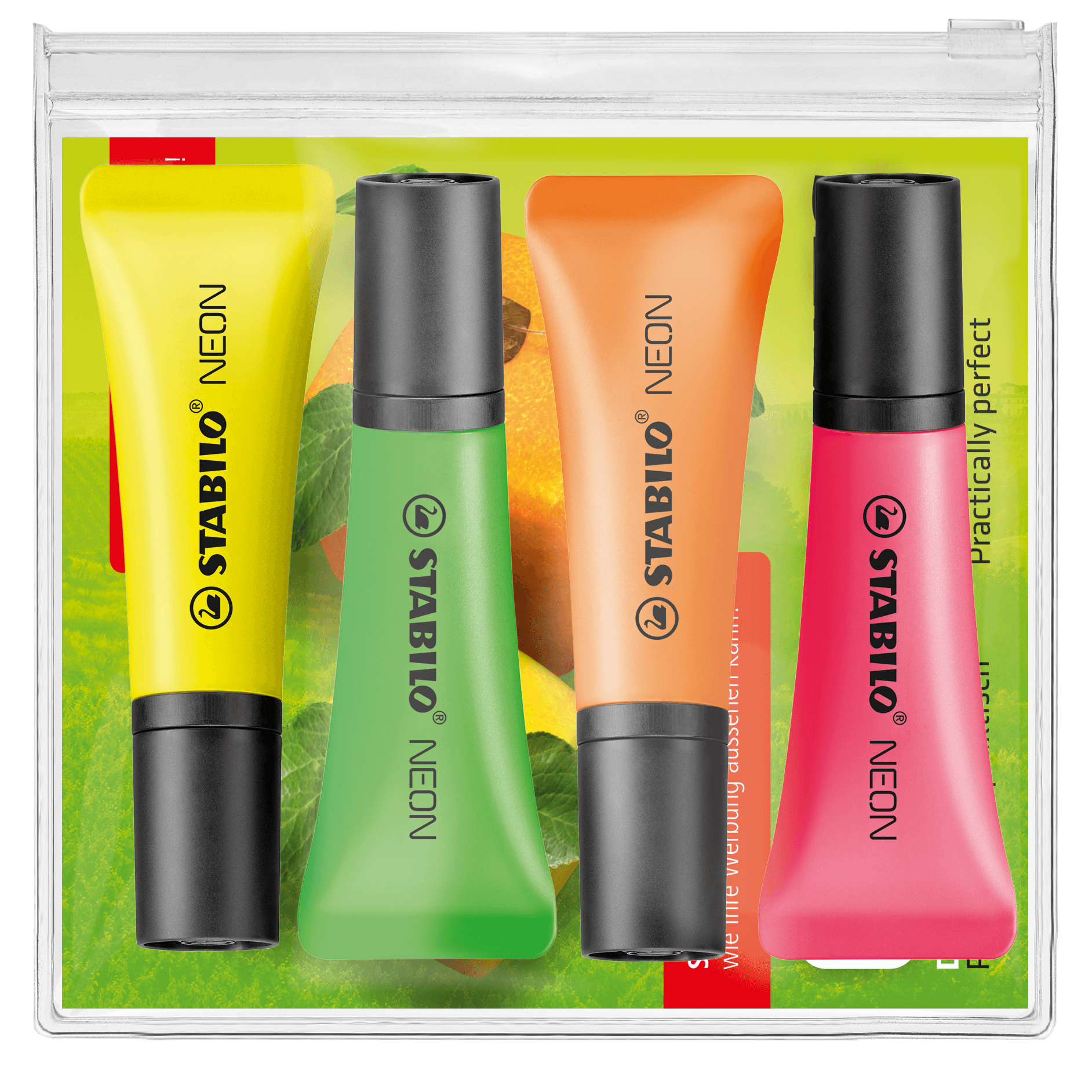 STABILO NEON 4er Set